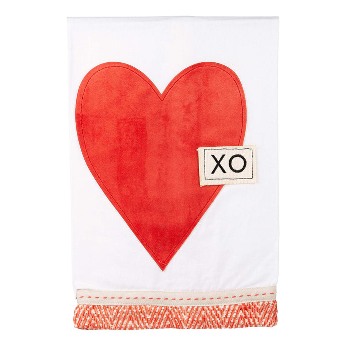 Heart XO Tea Towel