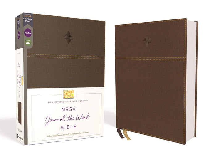 NRSV, Journal the Word Bible - Leathersoft, Brown, Comfort Print