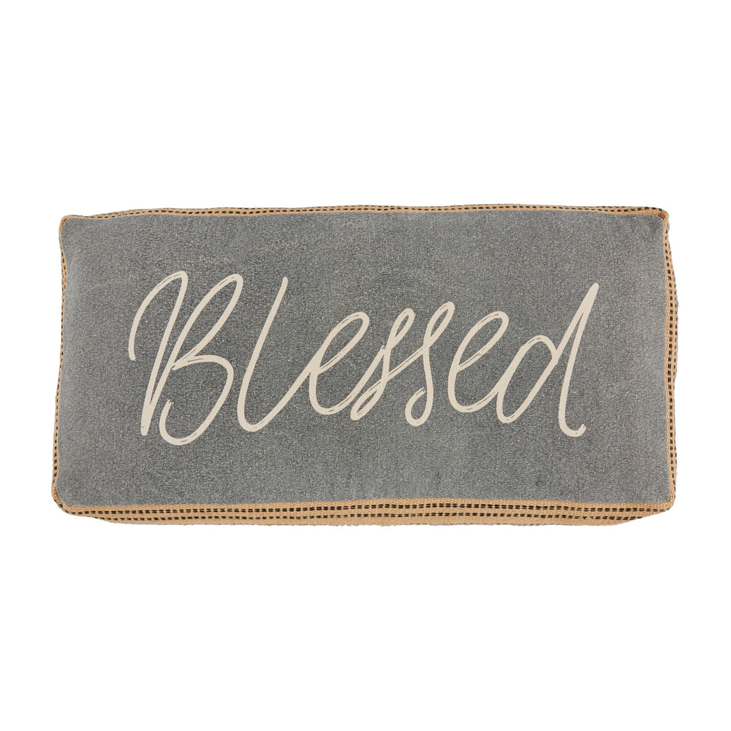 Blessed Gusset Throw Pillow