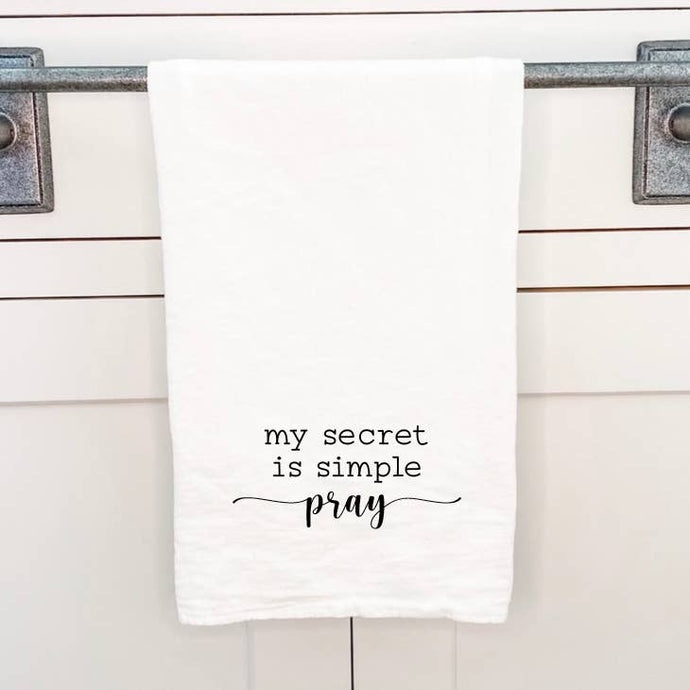 My Secret is Simple - Cotton Tea Towel