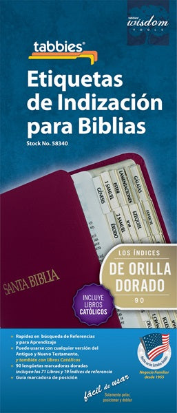 Spanish Classic Bible Reference Tabs