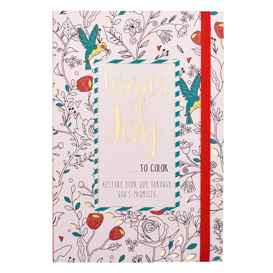 Words of Joy to Color Coloring Book
