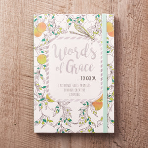 Words of Grace to Color Coloring Book