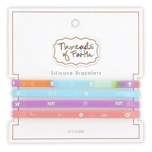 Silicone Bracelet 4pk