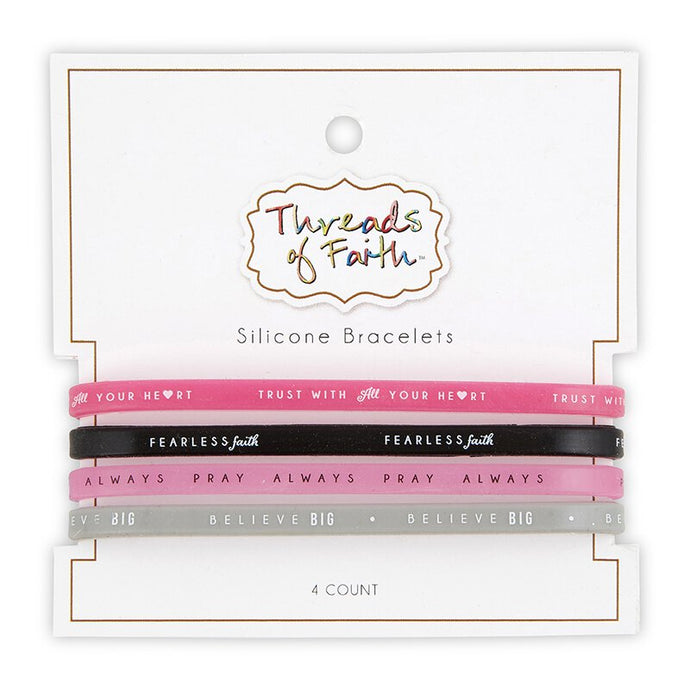 Silicone Bracelet 4pk