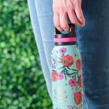 Load image into Gallery viewer, His Grace Stainless Steel Water Bottle - 2 Corinthians 12:9