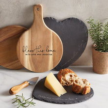 Load image into Gallery viewer, Wood Paddle Cheese Board Set - Bless This Home