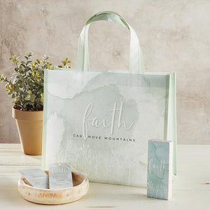 Heart And Soul Tote - Faith Can Move Mountains