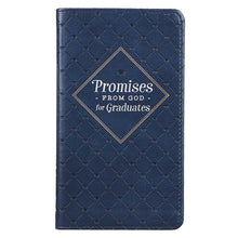 Load image into Gallery viewer, Promises from God for Graduates Navy Faux Leather Promise Book
