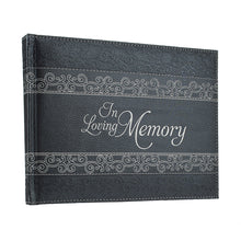 Load image into Gallery viewer, In Loving Memory Charcoal Guest Book