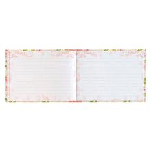 Load image into Gallery viewer, Floral Medium Pink Faux Leather Guest Book