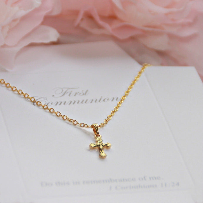 Crucifix First Communion Necklace