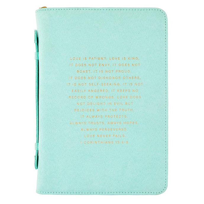 Simply Faith Bible Cover - 1 Corinthians 13:4-8