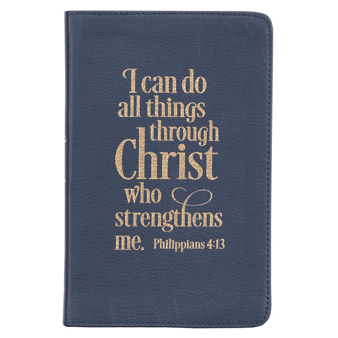 I Can Do All Things Full Grain Leather Journals - Philippians 4:13