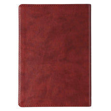 Load image into Gallery viewer, The Path of Life Slimline Faux Leather Journal in Brown - Psalm 16:11