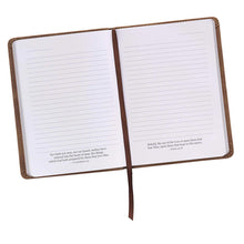 Load image into Gallery viewer, Trust in The Lord Handy-Sized Faux Leather Journal in Brown - Proverbs 3: 5-6
