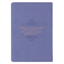 Load image into Gallery viewer, Amazing Grace Blue Faux Leather Classic Journal