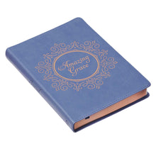 Load image into Gallery viewer, Amazing Grace Blue Faux Leather Classic Journal