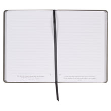 Load image into Gallery viewer, Hope in the LORD Gray Faux Leather Classic Journal - Isaiah 40:31