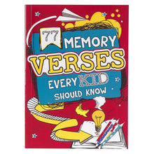 Load image into Gallery viewer, 77 Memory Verses Every Kid Should Know