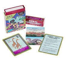 Load image into Gallery viewer, Animal Adventures for Kingdom Kids 5-in-1 Card Game Set