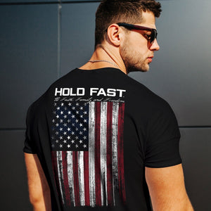 HOLD FAST American Flag T-Shirt