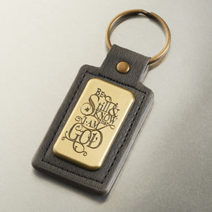 Be Still and Know - Psalm 46:10 Keyring in Tin