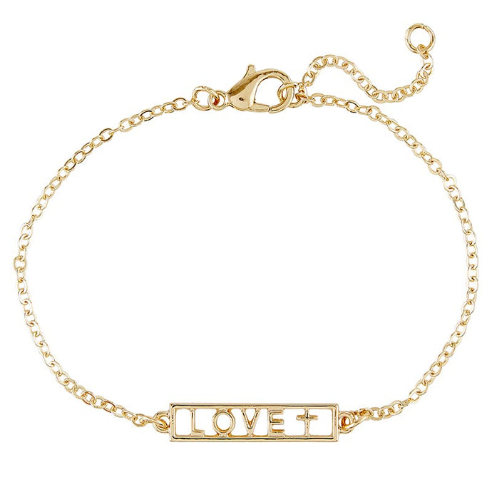 Love Cross Bracelet