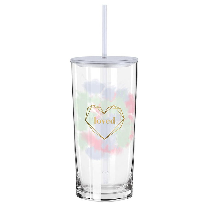 Glass Tumbler - loved