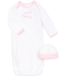 Thank Heaven for Little Boys/Girls Sleeper Gown And Hat