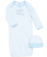 Load image into Gallery viewer, Thank Heaven for Little Boys/Girls Sleeper Gown And Hat