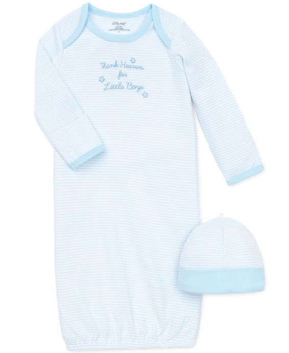 Thank Heaven for Little Boys/Girls Sleeper Gown And Hat