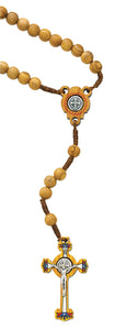 Olive Wood St. Benedict Rosary