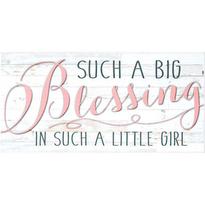 Such a Big Blessing Wall Plaque