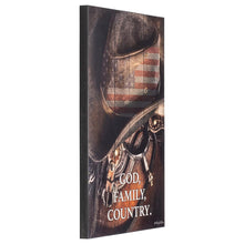 Load image into Gallery viewer, God, Family, Country Wall Plaque