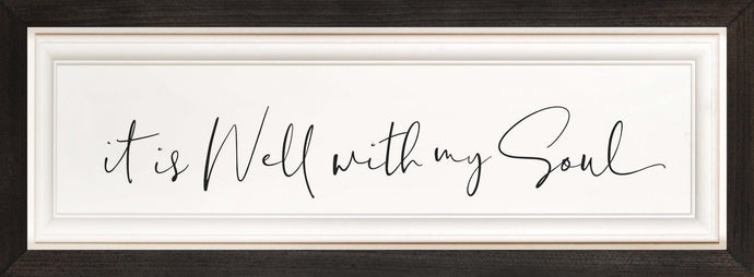 It is Well With My Soul Framed Art