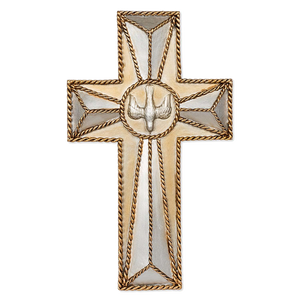 Confirmation Descending Dove Wall Cross