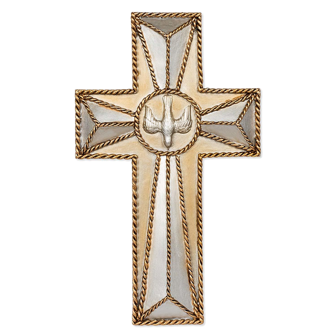 Confirmation Descending Dove Wall Cross