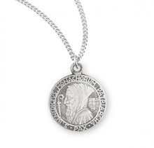 Load image into Gallery viewer, Saint Benedict Round Jubilee Sterling Silver Medal