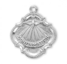 Load image into Gallery viewer, Holy Spirit Sterling Silver Confirmation Medal