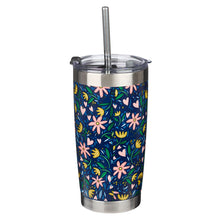 Load image into Gallery viewer, Everything Beautiful Stainless Steel Travel Mug with Reusable Stainless Steel Straw - Ecclesiastes 3:11