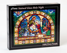 Load image into Gallery viewer, Stained Glass Holy Night Jigsaw Puzzle