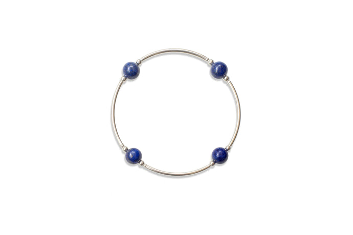 8mm Lapis Blessing Bracelet: S