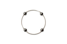 Load image into Gallery viewer, 8mm Graphite Pearl Blessing Bracelet: S