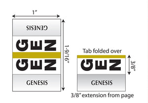 Large Print Gold-Edged Bible Indexing Tabs