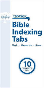 Large Print Gold-Edged Bible Indexing Tabs