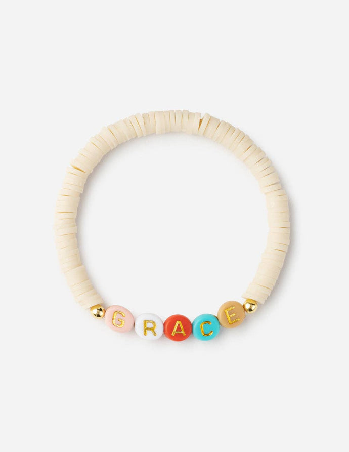 Grace Multicolored Letter Bracelet