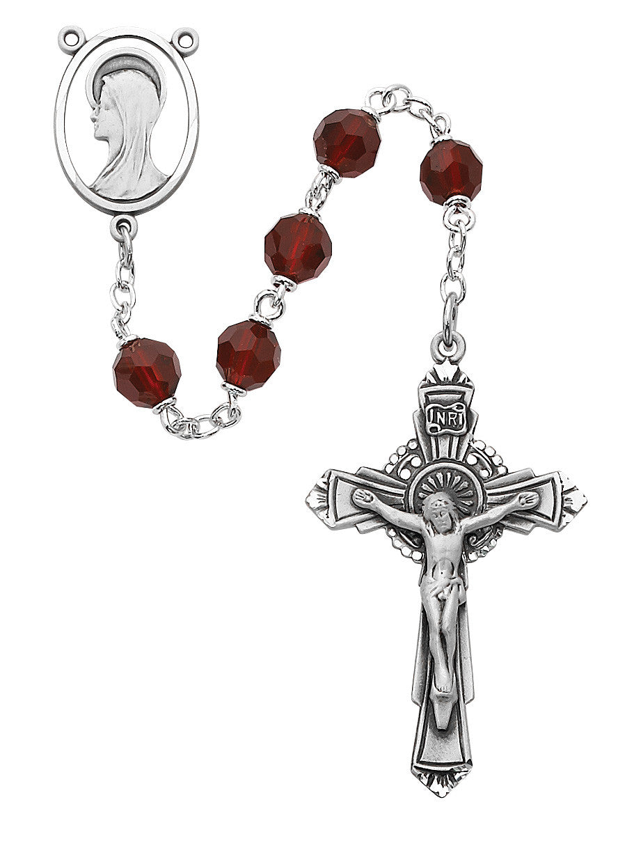 Garnet Tincut Rosary