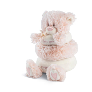 Stackable Plush Teddy - Pink