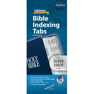 Silver-Edged Bible Indexing Tabs